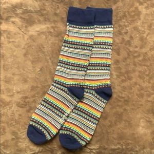 EXPRESS Mens Multicolor knit socks